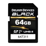 64GB BLACK SDXC UHS-II（U3/V90）メモリーカード