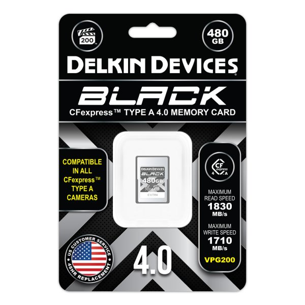 画像2: Delkin 480GB BLACK CFexpress Type A 4.0 VPG200 メモリーカード