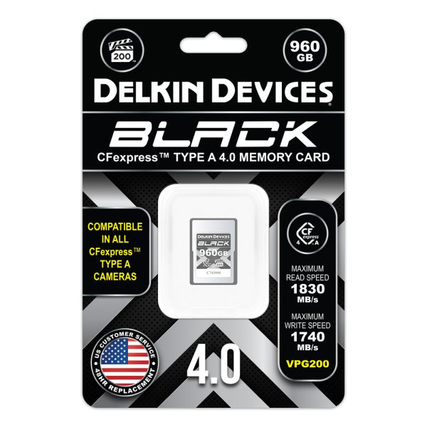 画像2: Delkin 960GB BLACK CFexpress Type A 4.0 VPG200 メモリーカード