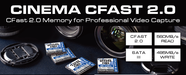 かわいい～！」 CFast 2.0 メモリーカード 512GB