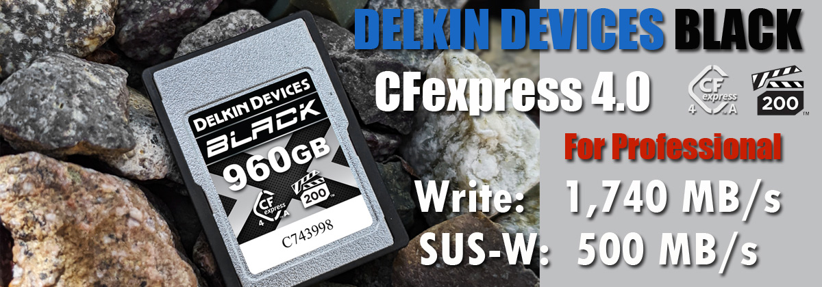 Delkin BLACK CFexpress Type A 4.0 VPG200 カード