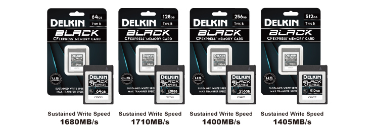 Delkin Devices 128GB BLACK CFexpress Type B メモリーカード - HSGインフォメーション株式会社