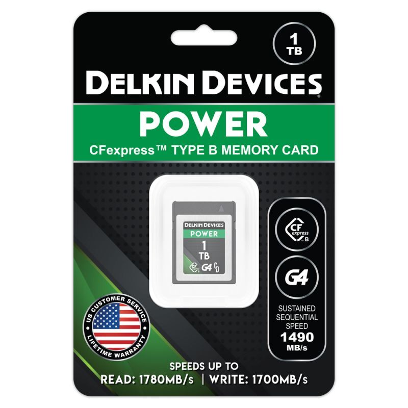 Delkin 1TB POWER CFexpress Type B G4 メモリーカード